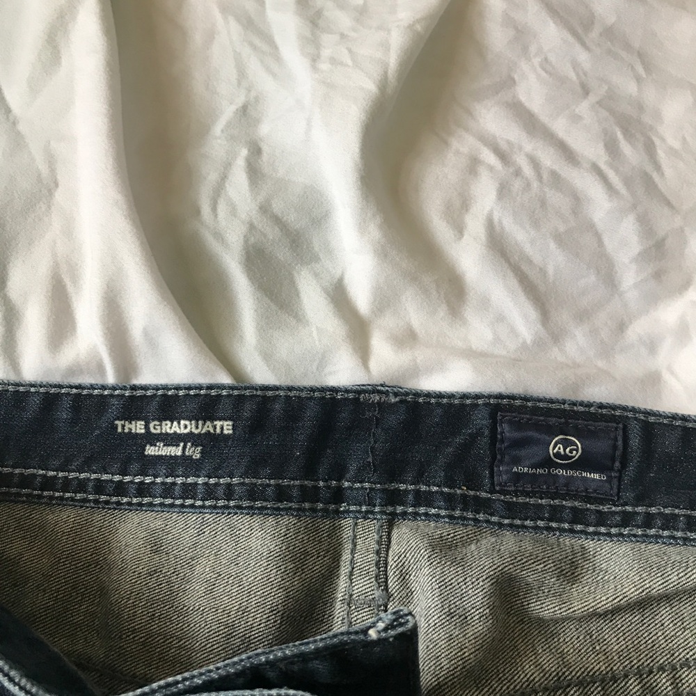 AG Adriano Goldschmied Mens Jeans The Graduate Tailored Leg. Size 36x32 - Picture 2 of 4